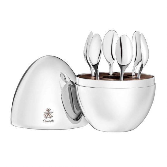 MOOD COFFEE Set of 6 Silver-Plated Espresso Spoons