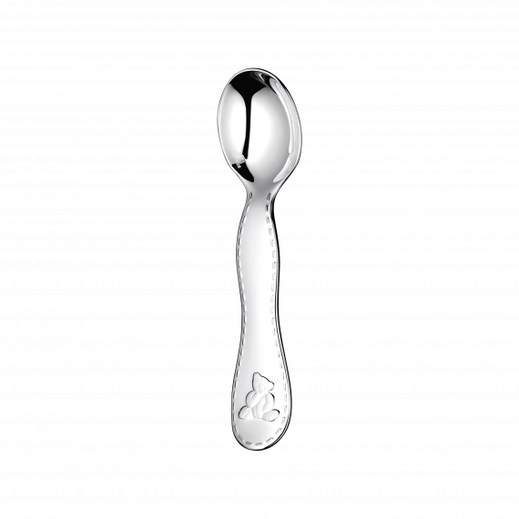 CHARLIE BEAR Silver Plated Baby Spoon