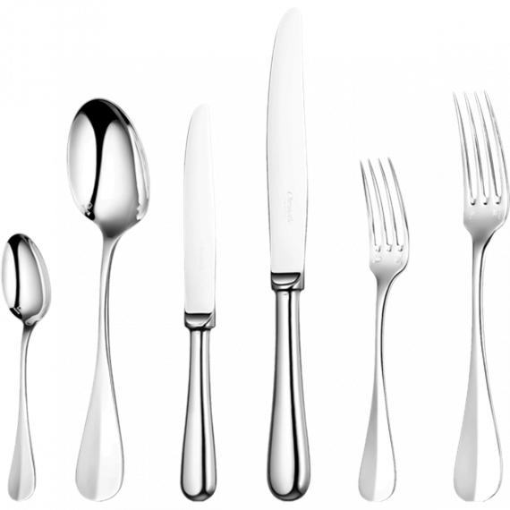 FIDELIO 36-Piece Silver Plated Flatware Set for 6 people with Chest