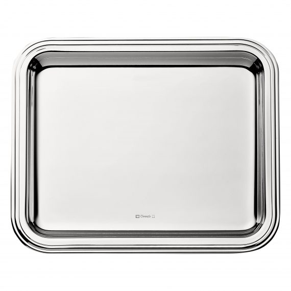 ALBI Silver Plated Rectangular Tray, Small 20x16cm