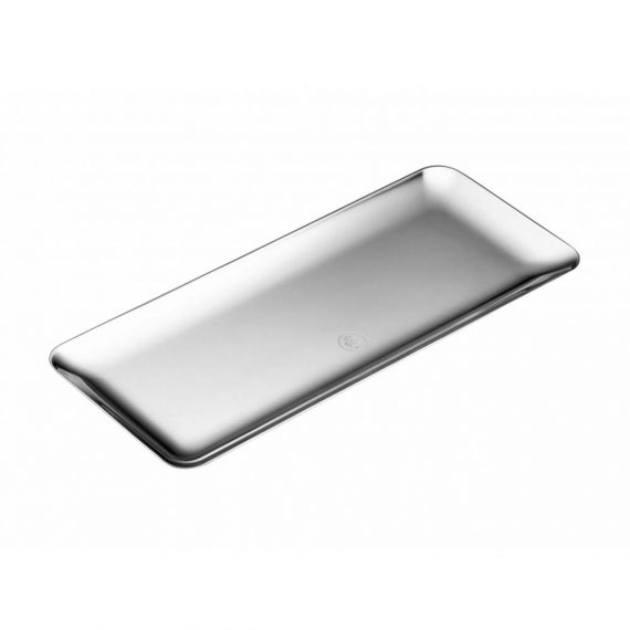 SILVER TIME Long Silver-Plated Tray/Platter 37x16 cm