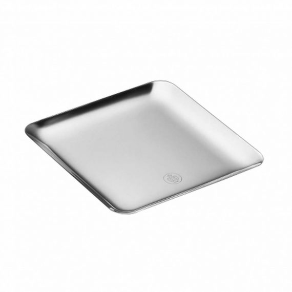SILVER TIME Silver-Plated Square Platter 20x20 cm