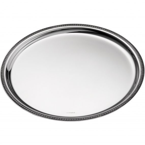 MALMAISON Silver Plated Small Round Tray ø: 30cm