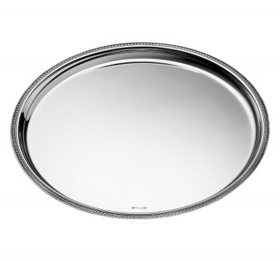 MALMAISON Silver Plated Μεγάλος Στρογγυλός Δίσκος Σερβιρίσματος ø: 39 εκ.
