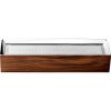 MADISON Wood and Silver Plated Pen/Pencil Storage Box 23x7 cm