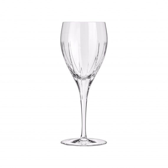 IRIANA Set of 2 Crystal White Wine Glasses