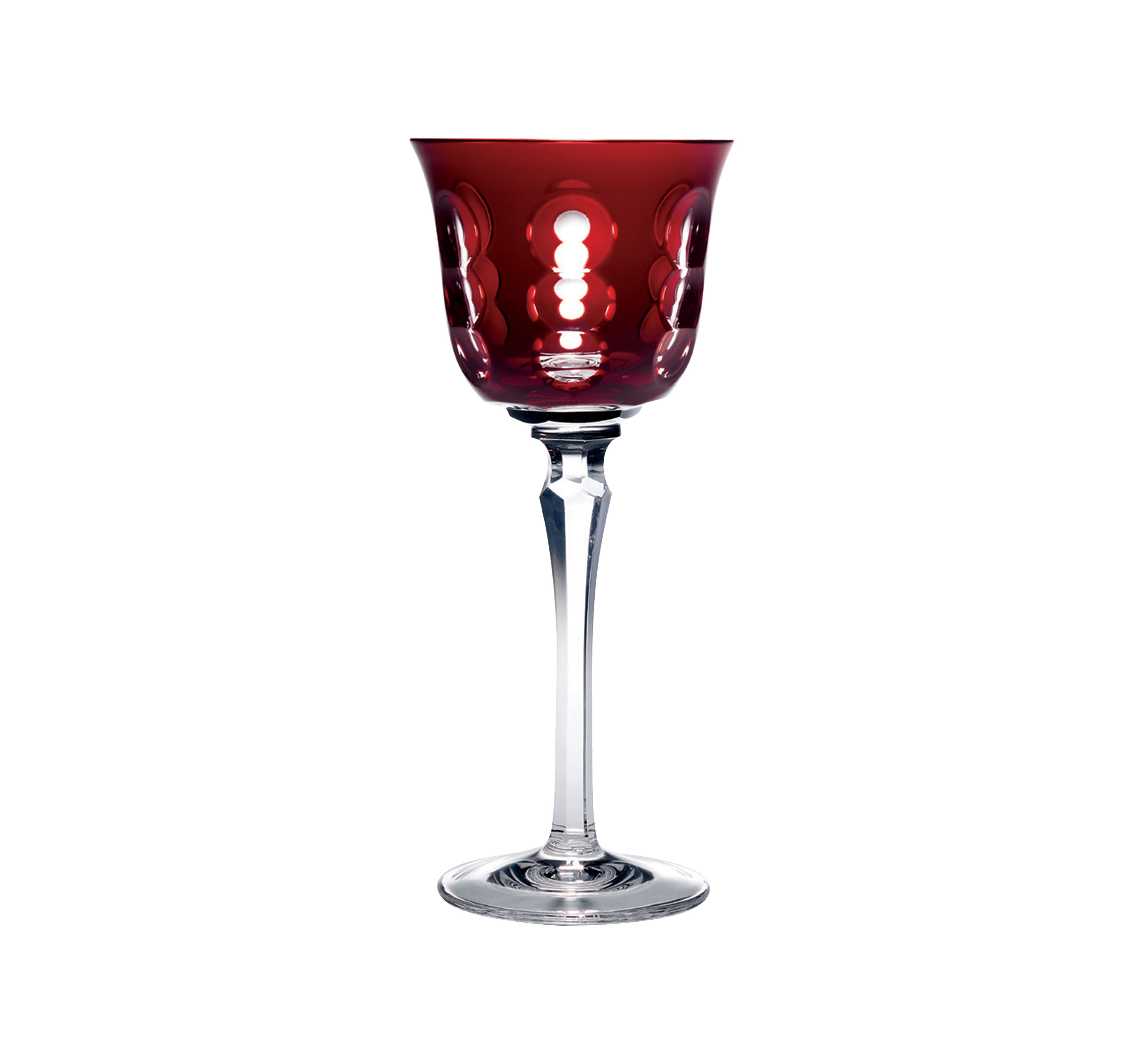 KAWALI Red Crystal Wine Glass Christhellas