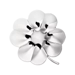 L'HERBIER Silver-Plated Lucky 4-Leaf Clover Bowl ø: 11cm