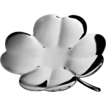 L'HERBIER Silver-Plated Lucky 4-Leaf Clover Bowl ø: 11cm