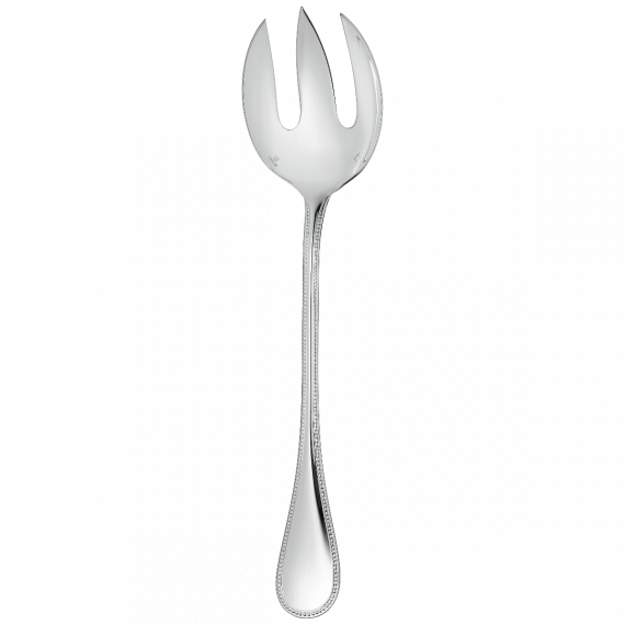 PERLES Silver-Plated Salad Serving Fork