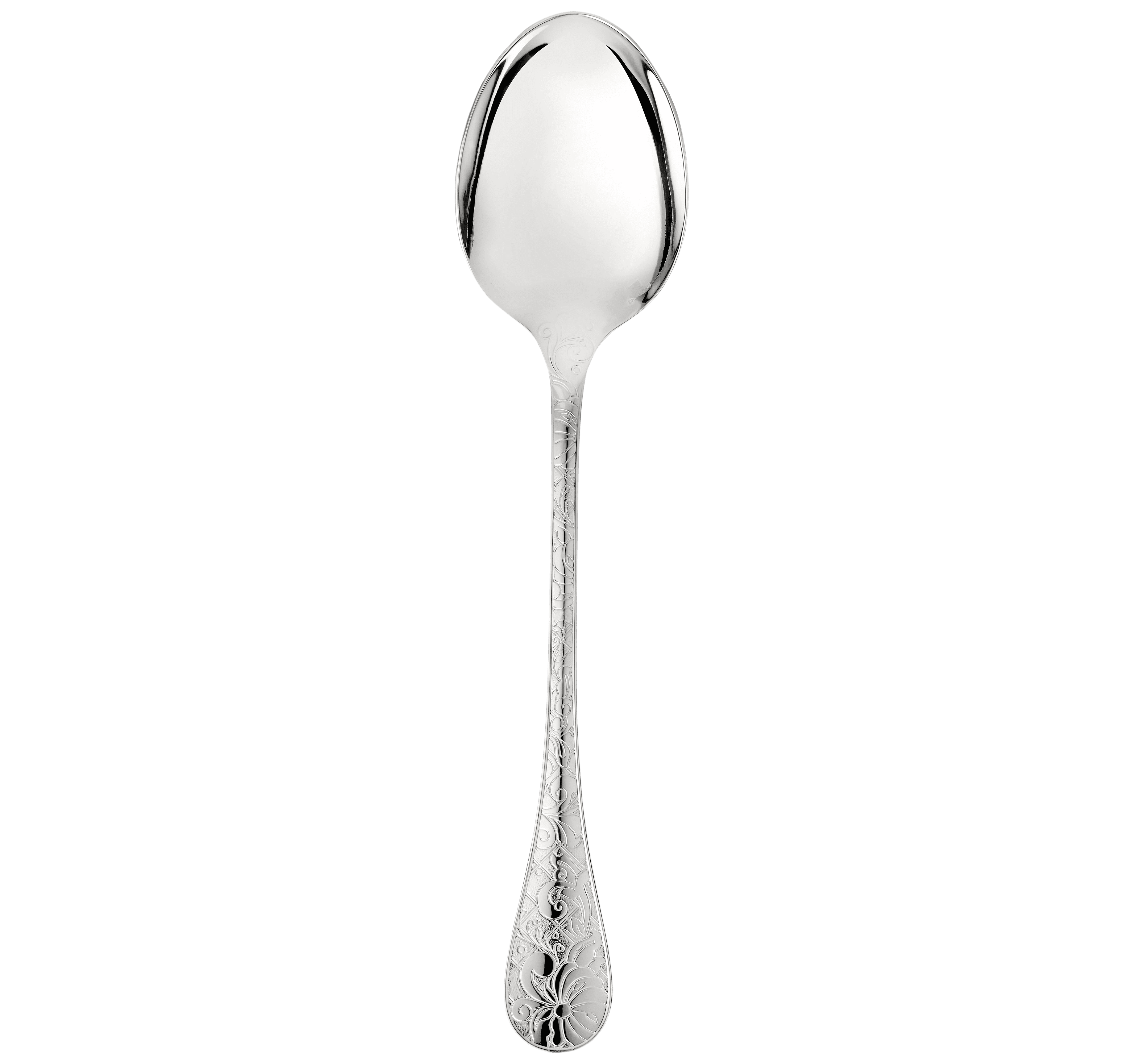 silver plated serving spoons