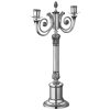 MALMAISON Silver-Plated Two-Light Candelabra