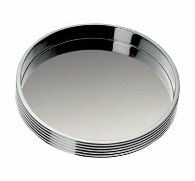 K+T Silver-Plated Bottle Coaster ø:11cm