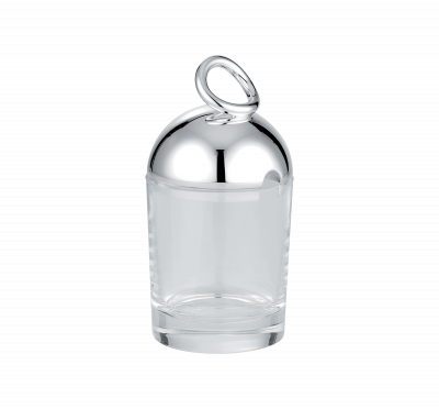 VERTIGO Silver-Plated Mustard Jar