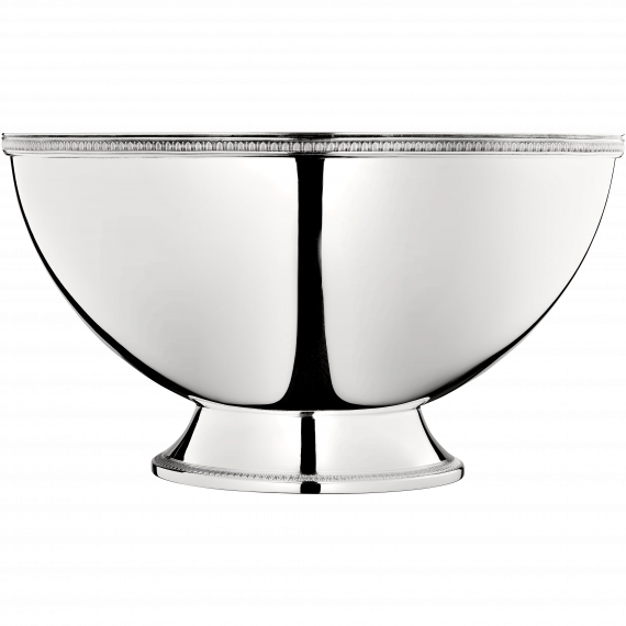 MALMAISON Silver-Plated Punch Bowl with Rings