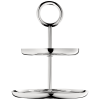 VERTIGO 2-Tier Silver-Plated Dessert Stand