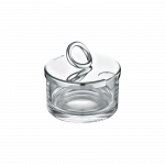 VERTIGO Μικρό Μπολ για Τριμμένο Τυρί με Silver-Plated Καπάκι