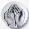 PRUNE NOURRY & JR - JE TE MANGERAIS DANS LA MAIN Set of 6 Dinner Plates ø: 27 cm