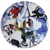MARC CHAGALL - LES VITRAUX D'HADASSAH Set of 6 Dinner Plates (Serie 1) ø: 27 cm
