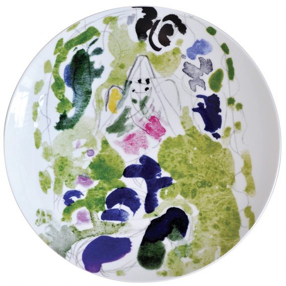 MARC CHAGALL - LES VITRAUX D'HADASSAH Set of 6 Dinner Plates (Serie 1) ø: 27 cm - Image 5