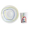 JOAN MIRO - A TOUTE EPREUVE Set of 2 Assorted Espresso Cups & Saucers 7 cl