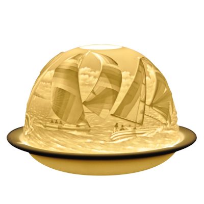 LITHOPHANIE Κηροπήγιο "Sailboats"