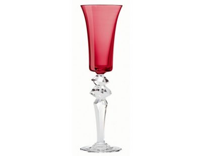 EXCESS Red Champagne Flute
