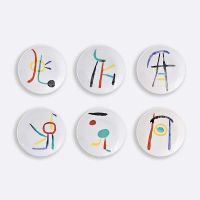JOAN MIRO - A TOUTE EPREUVE Σετ από 6 Πιάτα Tapas/Dessert 14 εκ.