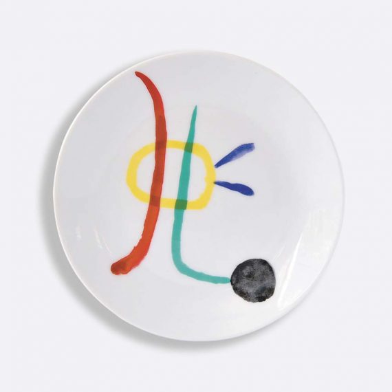 JOAN MIRO - A TOUTE EPREUVE Set of 6 Dessert Plates 14 cm