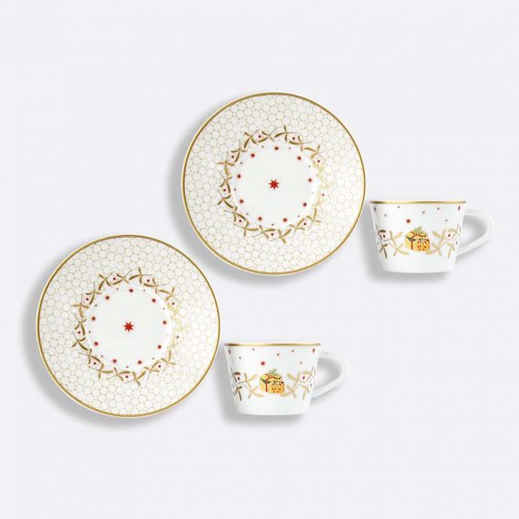 NOËL Espresso Cup and Saucer Gift Box - 8 cl
