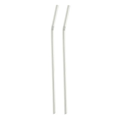 UNI Silver-Plated Straws, Set of 2
