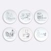 LE PETIT NICOLAS Set of 6 Plates 21 cm
