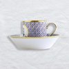 PERRUCHE À JOUER ROUGE Litron cup & saucer