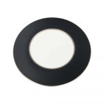 ÉMAIL NOIR SATINE - Platine Plate ø: 31.5 cm