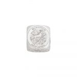 JARDIN D'EDEN Silver Plated Παιχνίδι με Τρία Ζάρια