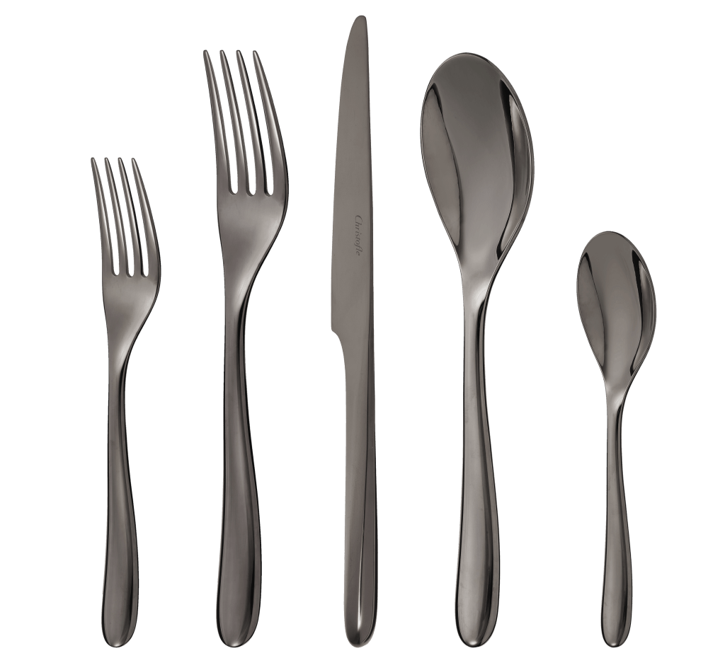 Christofle Albi Flatware Set for 12 People (48 Pieces) Stainless Steel