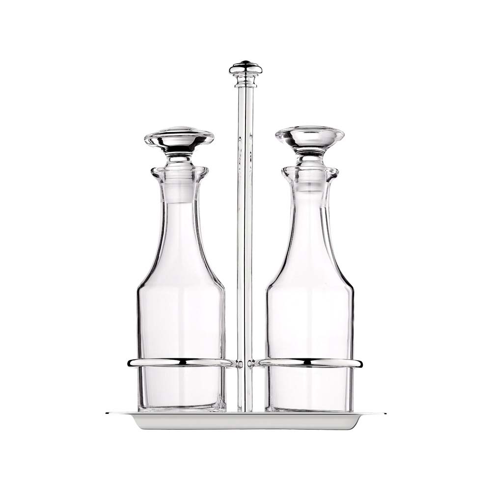 ALBI Silver Plated Oil and Vinegar Cruet Set Christhellas