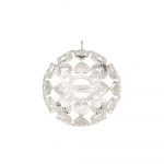 Συλλεκτική Silver-Plated Χριστουγεννιάτικη Μπάλα 2022