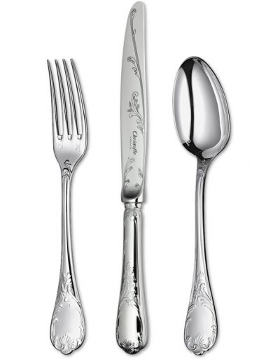 MARLY GRAVEE Silver-Plated Σερβίτσιο 36 Τμχ για 6 Άτομα με Κασετίνα