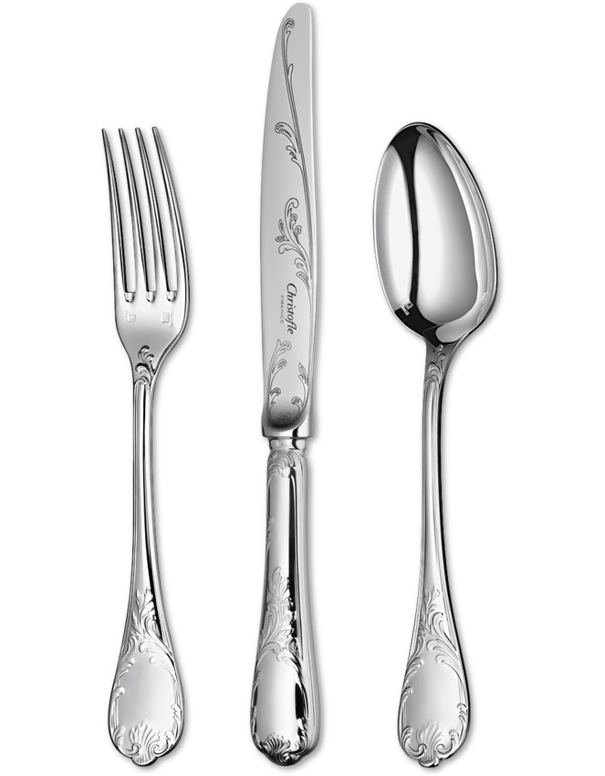 36-Piece Silver-Plated Flatware Set with Chest Marly