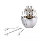 MOOD ASIA Silver-Plated Flatware Set for 6 People (24 pieces)