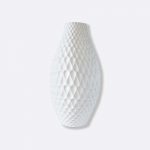 LEGENDE Organic Shape Vase in Bisque Porcelain H. 30 cm