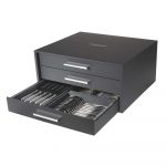 INFINI 76-piece Flatware Set For 6 People with Free 3 Drawers Chest