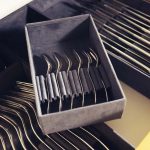 INFINI 36-piece Silver-Plated Flatware Set for 6 People with Large Storage Box