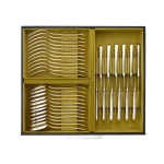 INFINI Silver-Plated Σερβίτσιο 48 Τμχ για 12 Άτομα με Κασετίνα