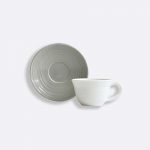 ORIGINE GRIS Grey Coffee Cup and Saucer 7 cl