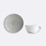 ORIGINE GRIS Grey Coffee Cup and Saucer 7 cl