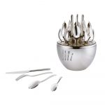 MOOD EASY - 24-Piece Silver Plated Flatware Set for 6 people