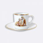 JEFF KOONS - BANALITY SERIES Set of 6 coffee cups 8 cl & saucers