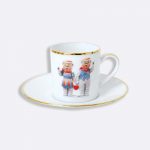 JEFF KOONS - BANALITY SERIES Set of 6 coffee cups 8 cl & saucers